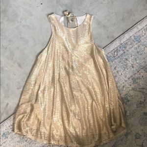 NWT Shimmery Gold Dress